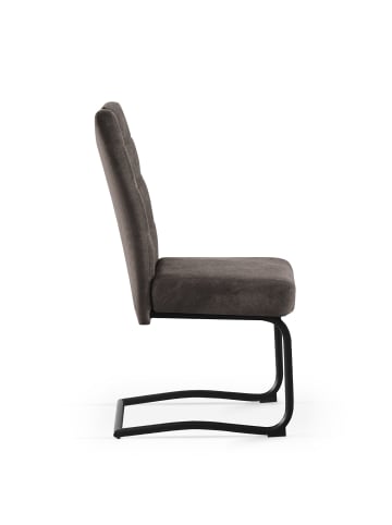 B&D Home 2er-Set: Esszimmerstuhl SOFIA in Braun - (B)48 x (H)96 x (T)60 cm