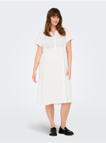 ONLY Carmakoma Kleid in Cloud Dancer