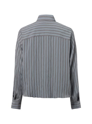 Marc O'Polo Bluse in hellblau anthrazit - 0002