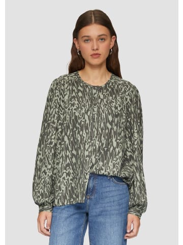 QS Bluse in 72A0_salbeigrün