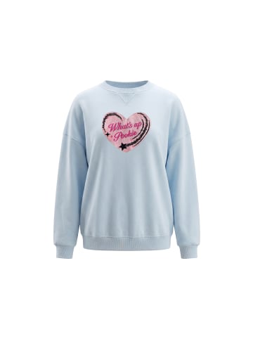 myMo Women Sweatshirt in Light Blue