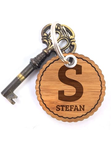 Mr. & Mrs. Panda Anhänger Stefan mit Spruch in Braun