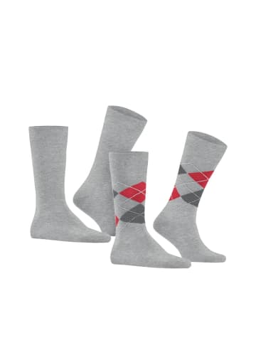 Burlington Socken 2er Pack in Hellgrau