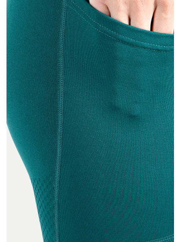 SMILODOX Leggings Amaze Scrunch Pro Pocket Seamless in Dunkelgrün