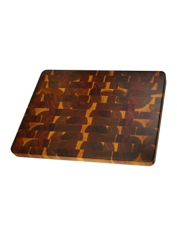 relaxdays Schneidebrett "Akazienholz" in Natur - (B)51 x (H)3 x (T)36 cm