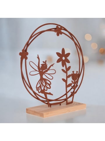 UNUS Aufsteller Tanzende Fee in Rost