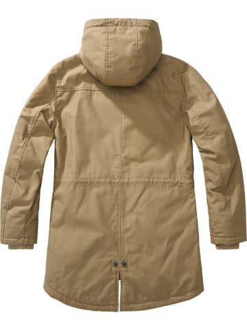 Brandit Jacke "Marsh Lake Teddyparka" in Beige