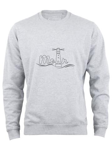 Cotton Prime® Sweatshirt Leuchtturm Moin in Grau-Melange