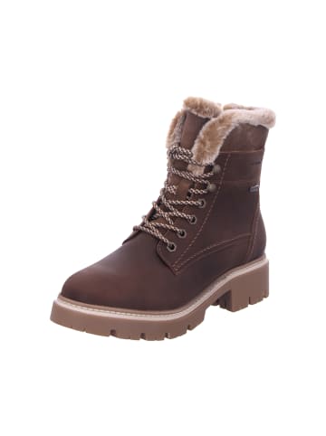 Tamaris Schnürboots Mit Tex-Membran in braun