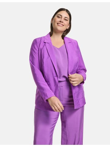 SAMOON Blazer Langarm gefüttert in Soft Plum