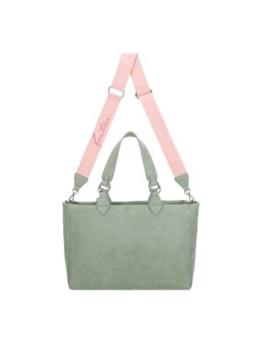 Fritzi aus Preußen Izzy Vintage Shopper Tasche 42 cm salbei
