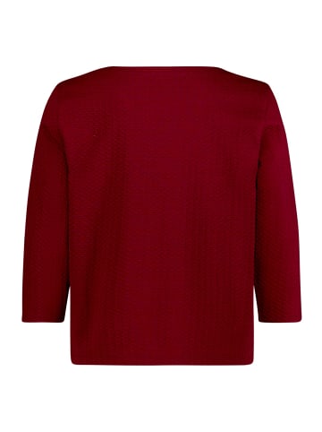 BETTY & CO Casual-Shirt mit Struktur in Fall Burgundy