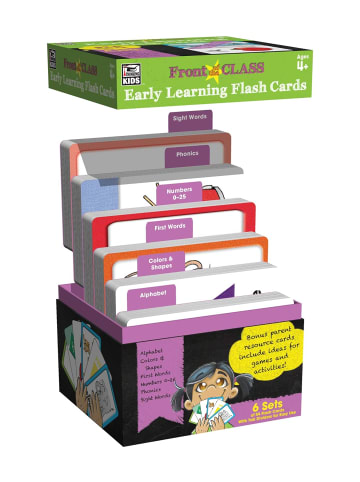 Sonstige Verlage Kinderbuch - Early Learning Flash Cards, Ages 4 - 8 (Front of the Class)