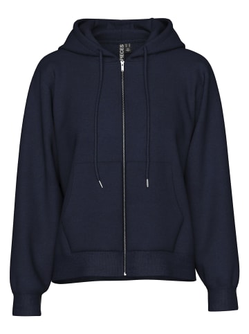 Pieces Hoodie mit Reißverschluss in Sky Captain