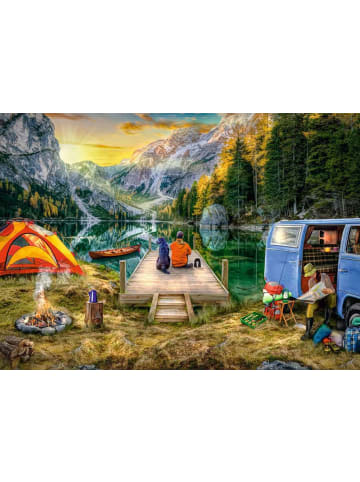 Ravensburger Ravensburger Puzzle 1.000 Teile Campingurlaub in bunt