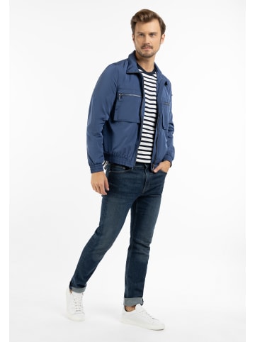 DreiMaster Herren Jacke + Shopping Bag - Set in Marine