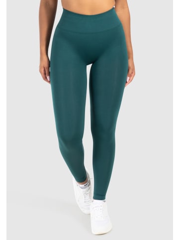 SMILODOX Kompression Leggings Pemmy in Dunkelgrün