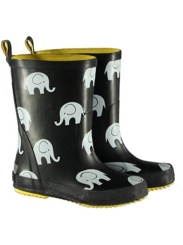 CeLaVi Kinder Gummistiefel "Wellies w.elephant print" in Schwarz