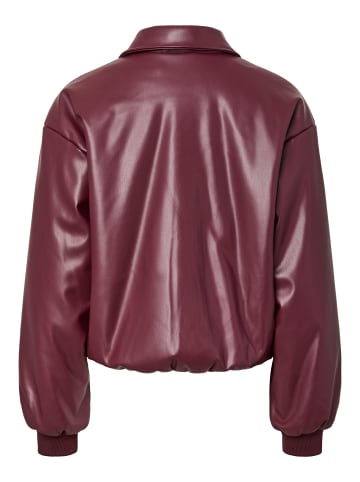 Pieces Bomberjacke in Tawny Port