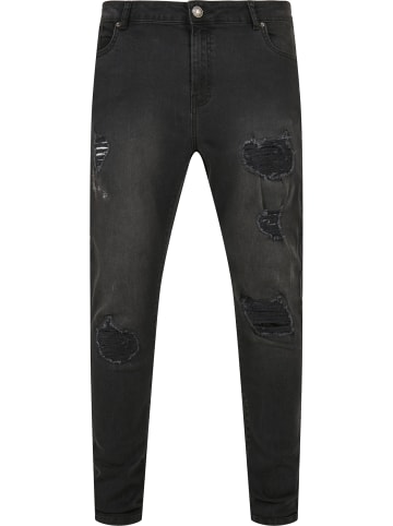 Urban Classics Slim Fit in realblk heavy destroyed washed