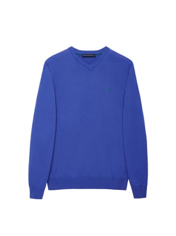 Polo Club Pullover in Indigo Blau