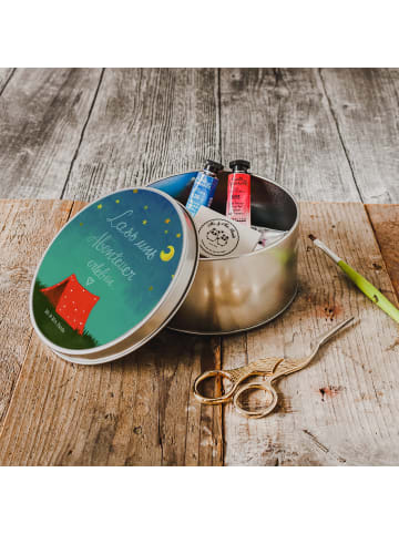 Mr. & Mrs. Panda Aufbewahrungsbox Abenteuer mit Spruch in Bunt