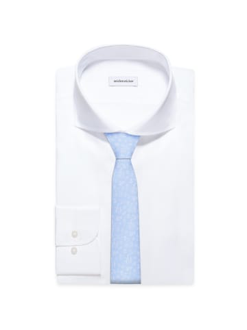 Seidensticker Krawatte Breit (7cm) in Mittelblau