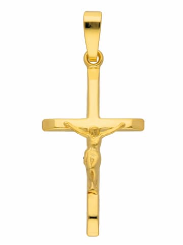 Adeliás 585 Gold Kreuz Anhänger Korpus in gold