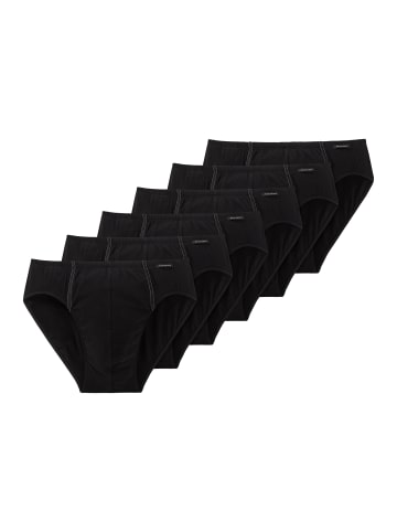 Schiesser Mini Slip / Unterhose Cotton Essential in Schwarz