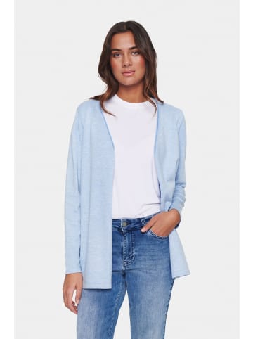 SAINT TROPEZ Strickjacke KilaSZ Gerade Passform in Heather Melange