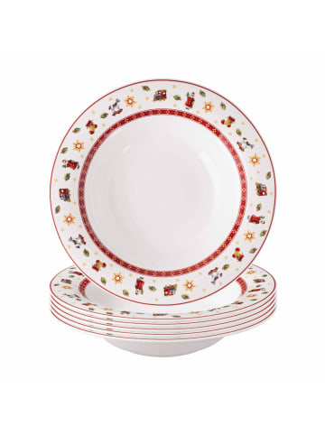 Villeroy & Boch 6er Set Suppenteller Toy's Delight in ø 23 cm in weiß