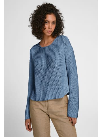 PETER HAHN Strickpullover Cotton in HELLBLAU