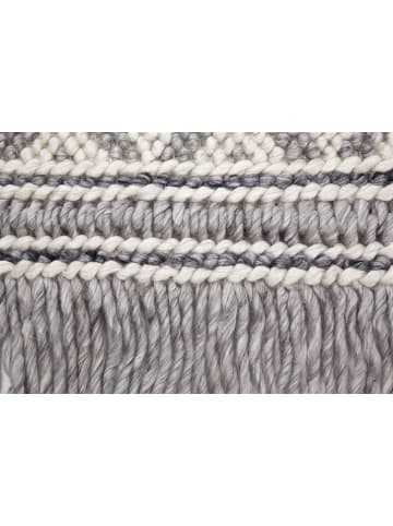 Kayoom Kurzflor Teppich Natura 410 in natural - silber - rechteckig
