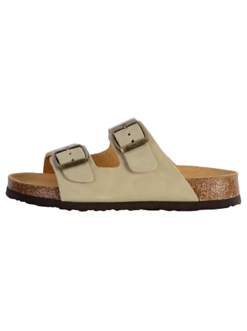 Scholl Lederpantoletten Kind Alex Beige