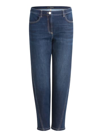 Betty Barclay Casual-Hose unifarben in Dark Blue Denim