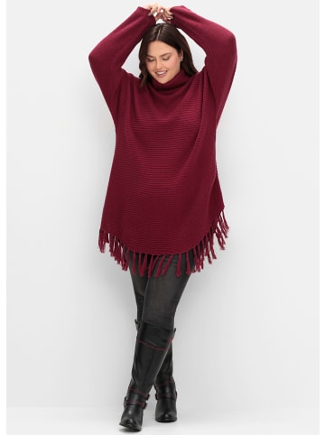 sheego Strickpullover in beere