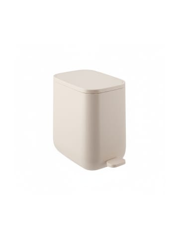 relaxdays Mülleimer in Beige - 7 Liter