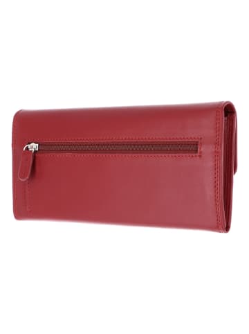 Golden Head Polo Geldbörse RFID Schutz Leder 19.5 cm in rot