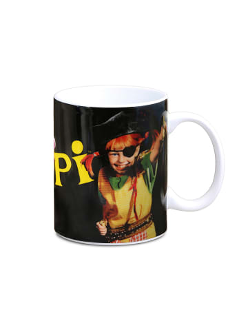 Logoshirt Tasse Pippi Langstrumpf - Pirat in schwarz