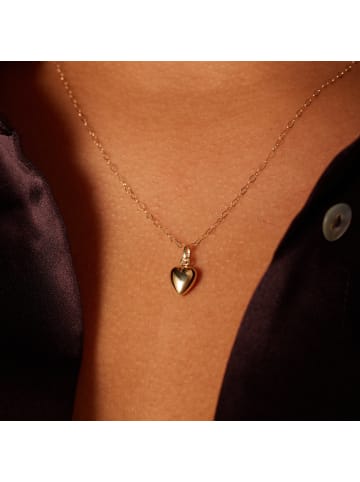 Lucardi 375 Gold Halskette  Herz