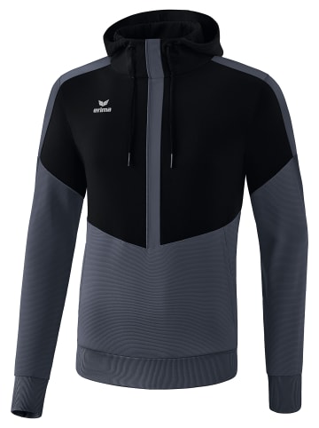 erima Squad Kapuzensweat in schwarz/slate grey