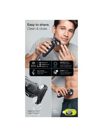 Braun Elektrischer Rasierer für Männer "Series 5 51-W1600s" in Weiß