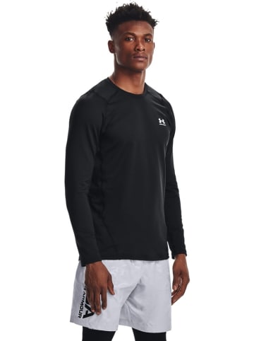 Under Armour Longsleeve "ColdGear Fitted Crew" in Schwarz