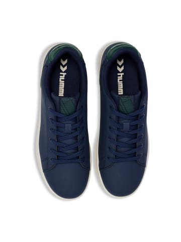 Hummel Schnürsenkel Sneaker Court Line Lebensstil Erwachsene in BLACK IRIS