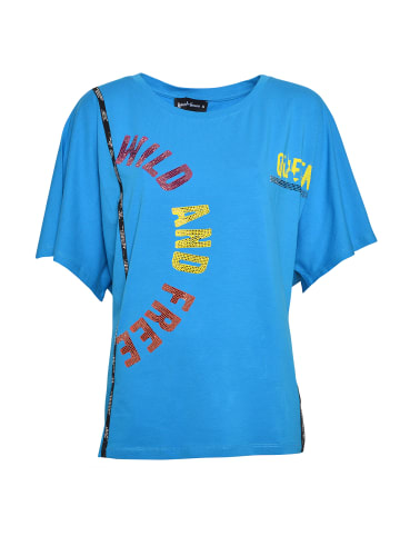 Roberto Geissini Wild and Free T-Shirt Blau