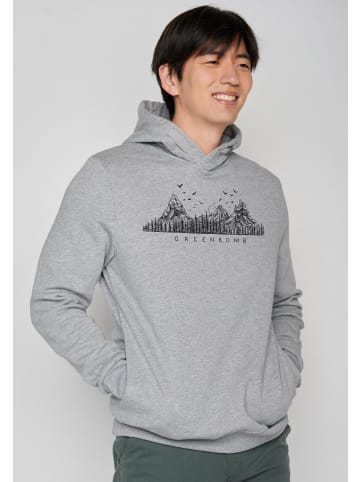 GreenBomb Star Nature Mountain Logo in Heidekraut Grau