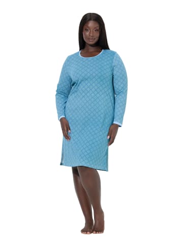 Ulla Popken Nachthemd in wasserblau