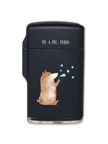 Mr. & Mrs. Panda Feuerzeug Bär Seifenblasen ohne Spruch in Schwarz