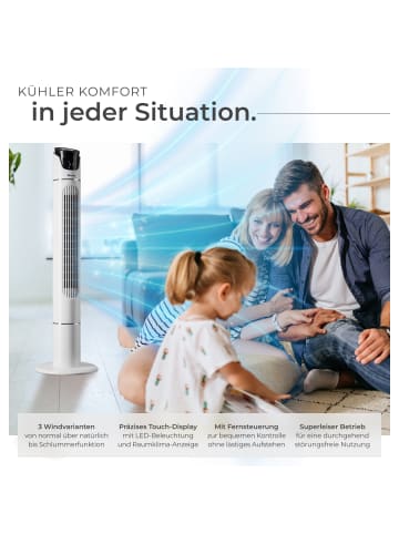 tectake Standventilator 110 cm