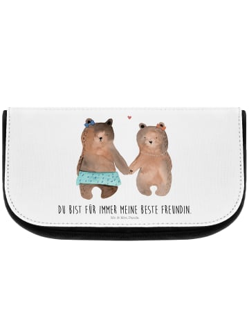 Mr. & Mrs. Panda kosmetiktäschchen Bär Freundin mit Spruch in Weiß